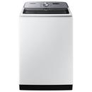 5.2 cu. ft. Large Capacity Smart Top Load Washer with Super Speed Wash in White 