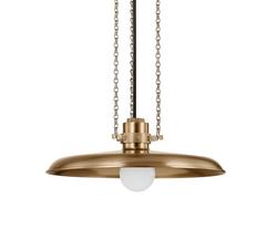 15W 1-Light E26 Medium G25 Pendant in Patina Brass