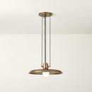 15W 1-Light E26 Medium G25 Pendant in Patina Brass 