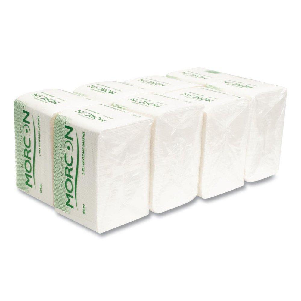 9 x 9 White Beverage Napkin (4000 Count) 