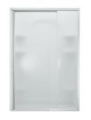 Sterling Silver 65-1/2 x 36 in. Framed Pivot Shower Door 
