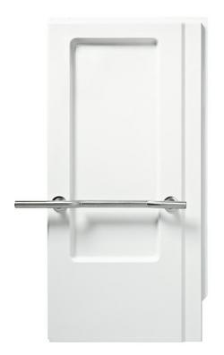 40-5/8 x 65-9/16 in. Shower End Wall Set in White