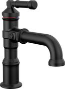 Single Handle Monoblock Bathroom Sink Faucet in Matte Black