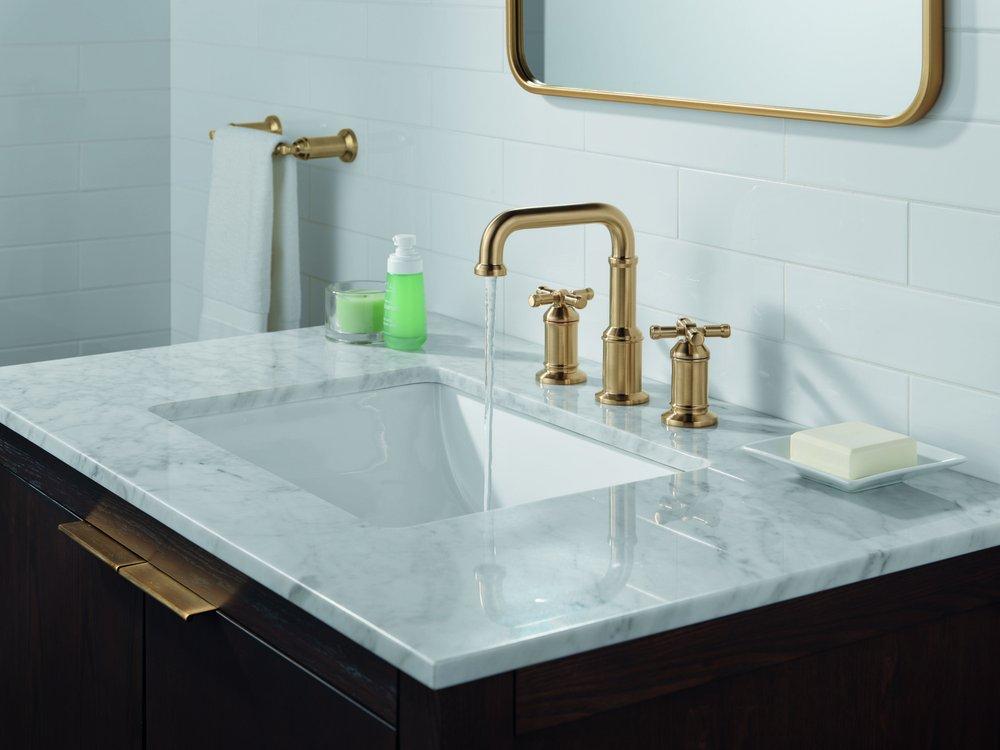 8 in. Towel Bar in Champagne Bronze 