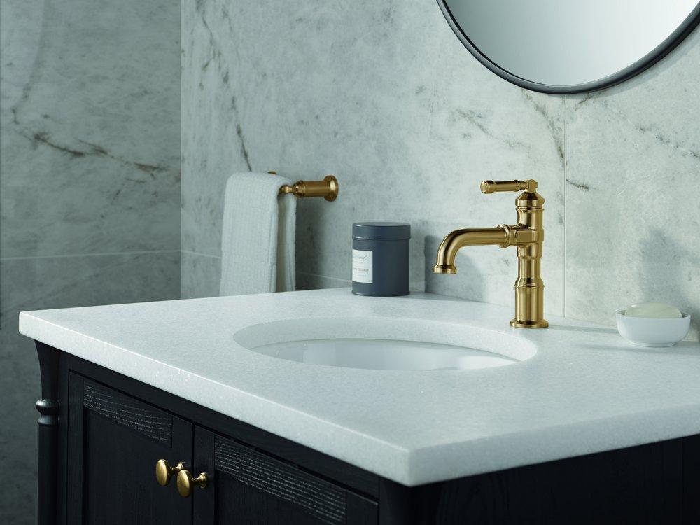 8 in. Towel Bar in Champagne Bronze 