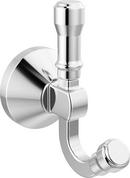 Double Robe Hook in Polished Chrome