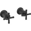 Tub Fill Cross Handle Kit in Matte Black 