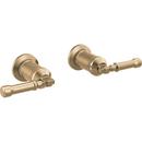 Wall Mount Faucet Handle Kit-Lever in Lumicoat&reg; Champagne Bronze 