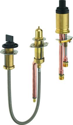 3 Hole Roman Tub with Hand Shower Rough-In Kit