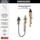 3 Hole Roman Tub with Hand Shower Rough-In Kit 