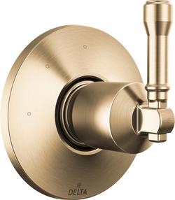 Single Handle Diverter Valve Trim in Lumicoat® Champagne Bronze