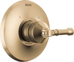 Single Handle Pressure Balancing Valve Trim in Lumicoat&reg; Champagne Bronze