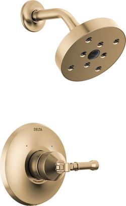 One Handle Single Function Shower Faucet in Lumicoat&reg; Champagne Bronze (Trim Only)