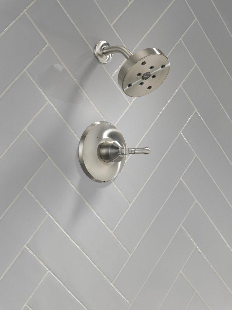 Delta Faucet Lumicoat Stainless One Handle Single Function Shower Faucet (Trim Only) 