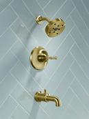Delta Faucet Lumicoat&reg; Champagne Bronze One Handle Single Function Bathtub & Shower Faucet (Trim Only) 