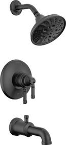 Two Handle Multi Function Bathtub & Shower Faucet in Matte Black (Trim Only)