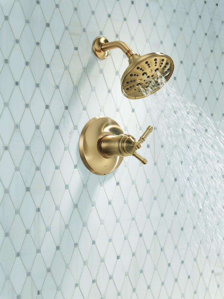 Delta Faucet Lumicoat Champagne Bronze Two Handle Multi Function Shower Faucet (Trim Only) 