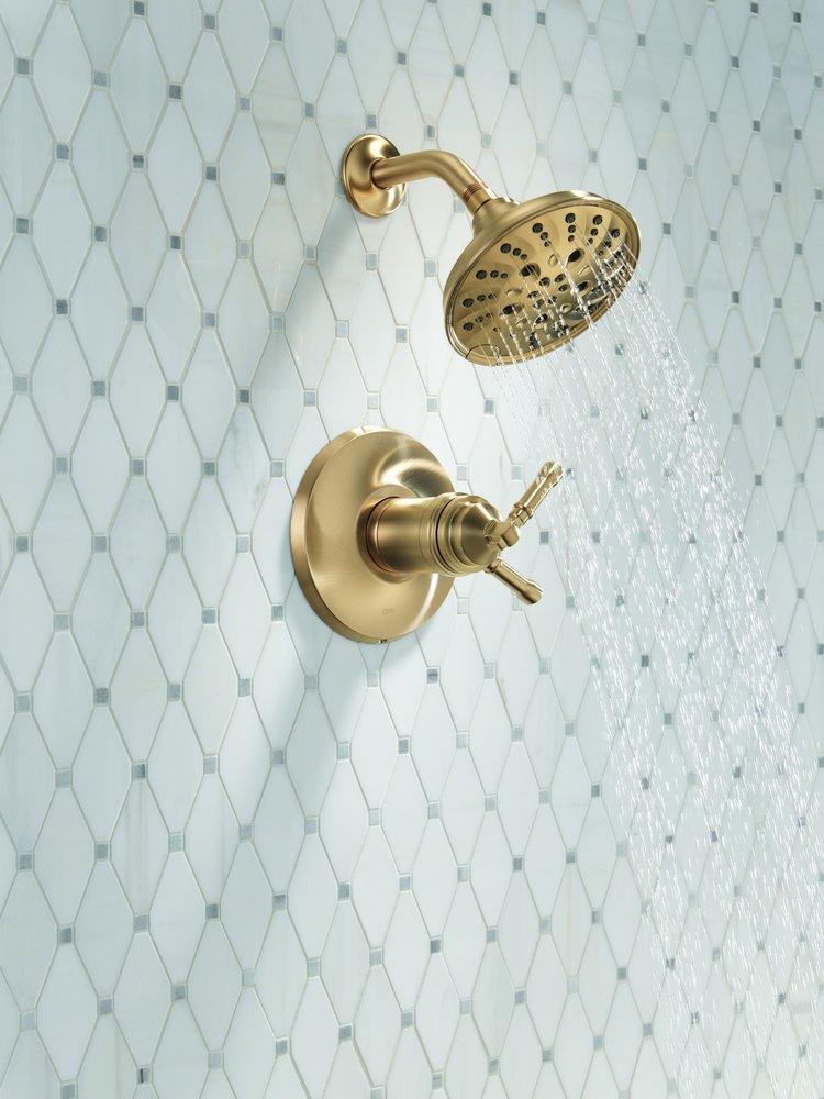 Delta Faucet Lumicoat Champagne Bronze Two Handle Multi Function Shower Faucet (Trim Only) 