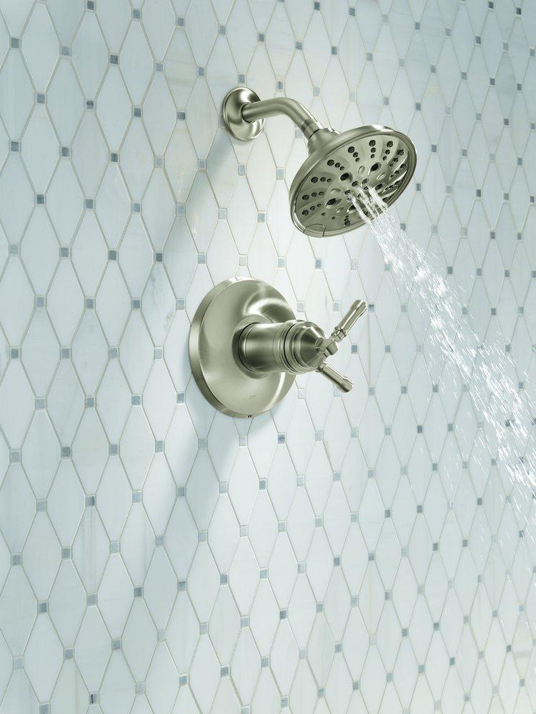 Delta Faucet Lumicoat Stainless Two Handle Multi Function Shower Faucet (Trim Only) 