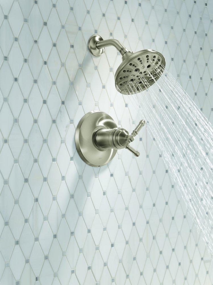 Delta Faucet Lumicoat Stainless Two Handle Multi Function Shower Faucet (Trim Only) 