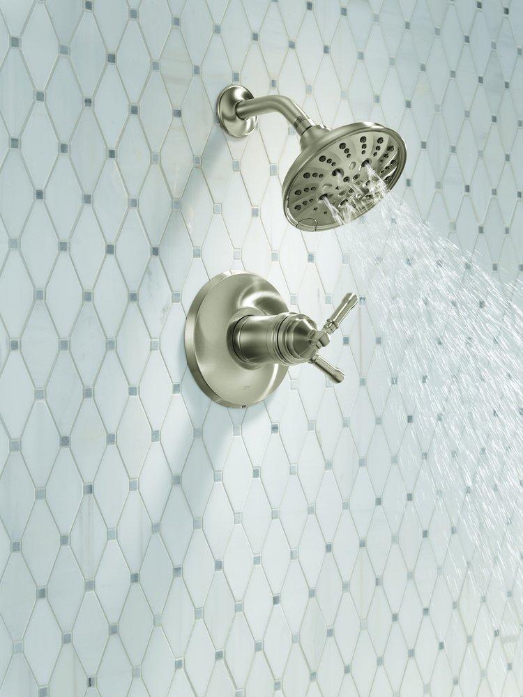 Delta Faucet Lumicoat Stainless Two Handle Multi Function Shower Faucet (Trim Only) 