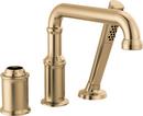 Two Handle Roman Tub Faucet with Hand Shower in Lumicoat® Champagne Bronze (Handles Sold Separately) (Trim Only)
