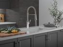 Single Handle Pull Down Kitchen Faucet in Chrome 