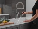 Single Handle Pull Down Kitchen Faucet in Chrome 