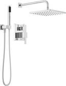 Two Handle Single Function Shower System in Chrome
