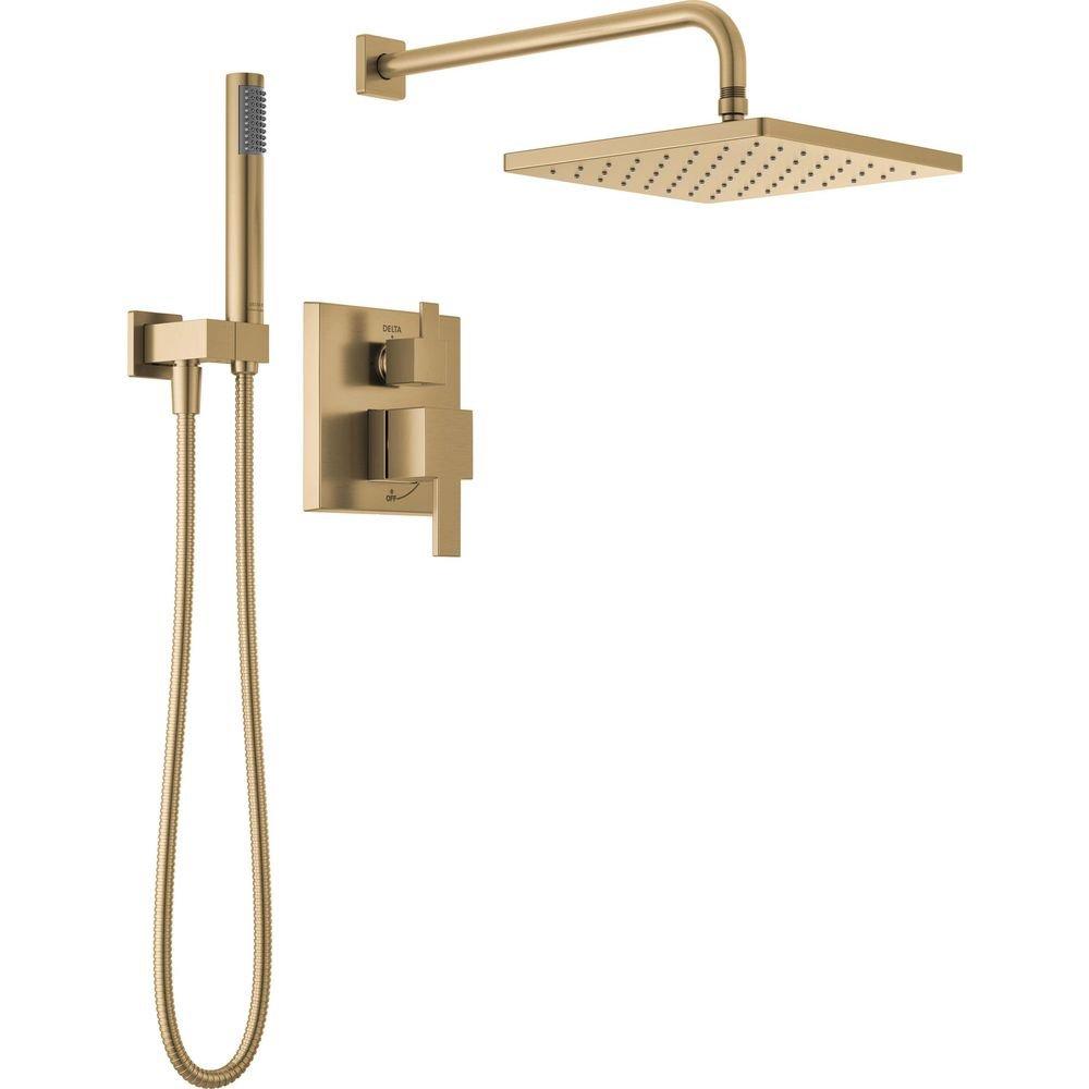 Delta Faucet Champagne Bronze One Handle Single Function Shower System 