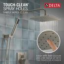 Delta Faucet SpotShield Brushed Nickel One Handle Single Function Shower System 
