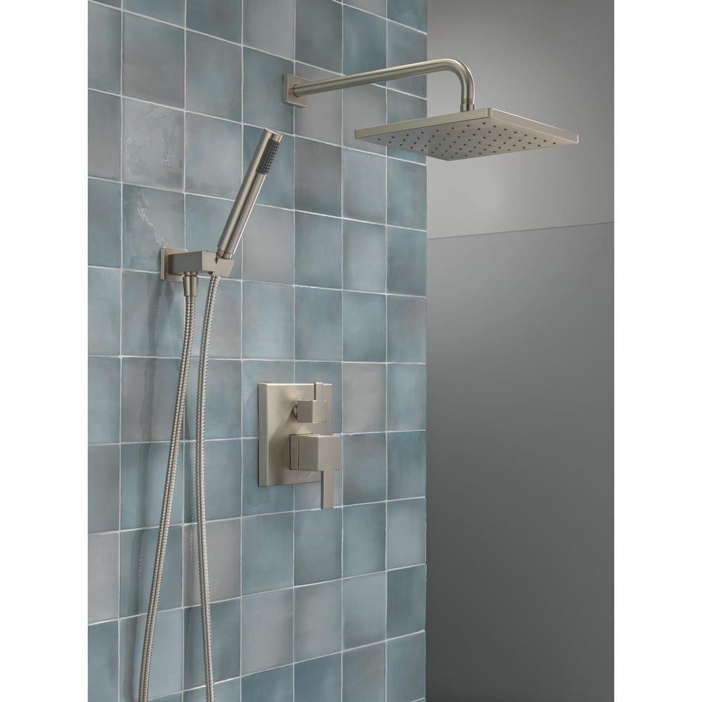 Delta Faucet SpotShield Brushed Nickel One Handle Single Function Shower System 