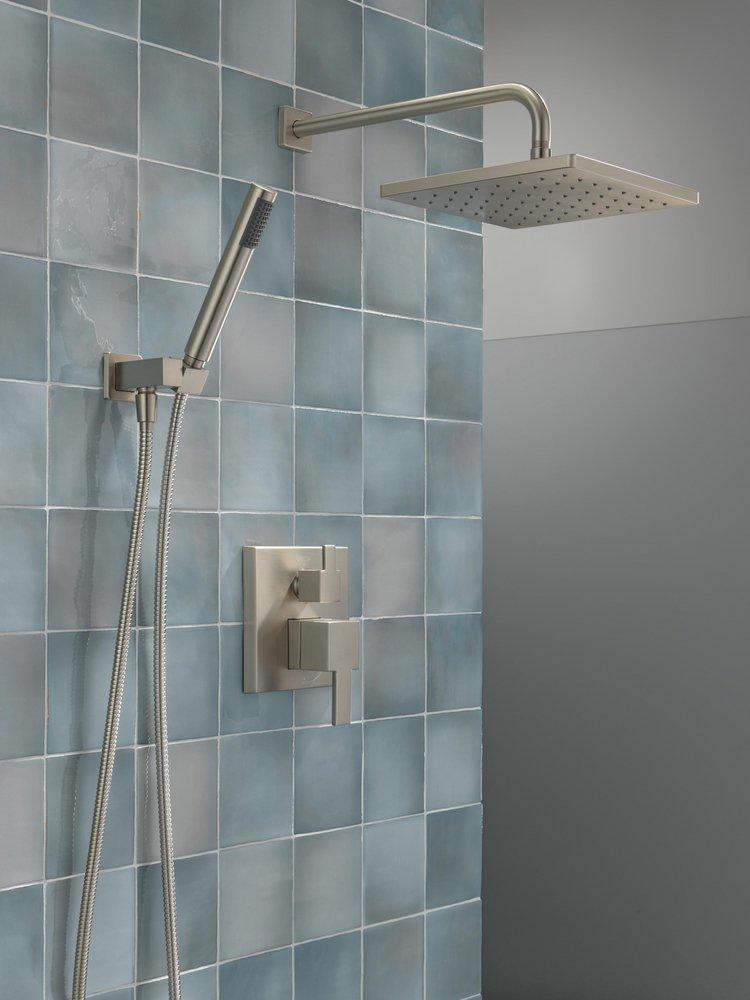Delta Faucet SpotShield Brushed Nickel One Handle Single Function Shower System 