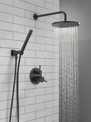 Delta Faucet Matte Black Two Handle Single Function Shower System 