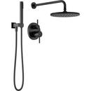 Delta Faucet Matte Black Two Handle Single Function Shower System 