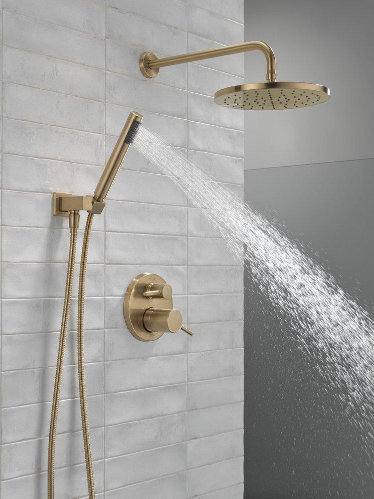Delta Faucet Champagne Bronze Two Handle Single Function Shower System 