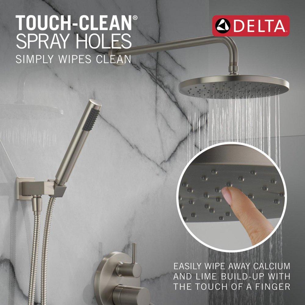 Delta Faucet SpotShield Brushed Nickel Two Handle Single Function Shower System 