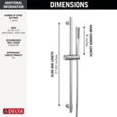 Delta Faucet Lumicoat Chrome Single Function Hand Shower 