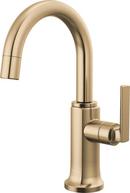 Single Handle Faucet with Square Spout in Lumicoat&reg; Luxe Gold 