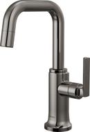 Kintsu® Single Handle Faucet with Square Spout in Lumicoat® Black Onyx