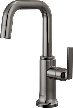 Kintsu&reg; Single Handle Faucet with Square Spout in Lumicoat&reg; Black Onyx