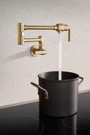 Wall Mount Pot Filler in Luxe Gold 