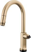 Single Handle Pull Down Kitchen Faucet with Touch Activation in Luxe Gold (Handle Sold Separately)