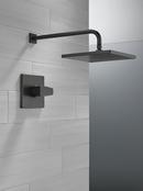 Delta Faucet Matte Black One Handle Single Function Shower Faucet (Trim Only) 