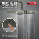 Delta Faucet SpotShield Brushed Nickel One Handle Single Function Shower Faucet (Trim Only) 
