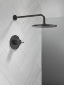 Delta Faucet Matte Black One Handle Single Function Shower Faucet (Trim Only) 
