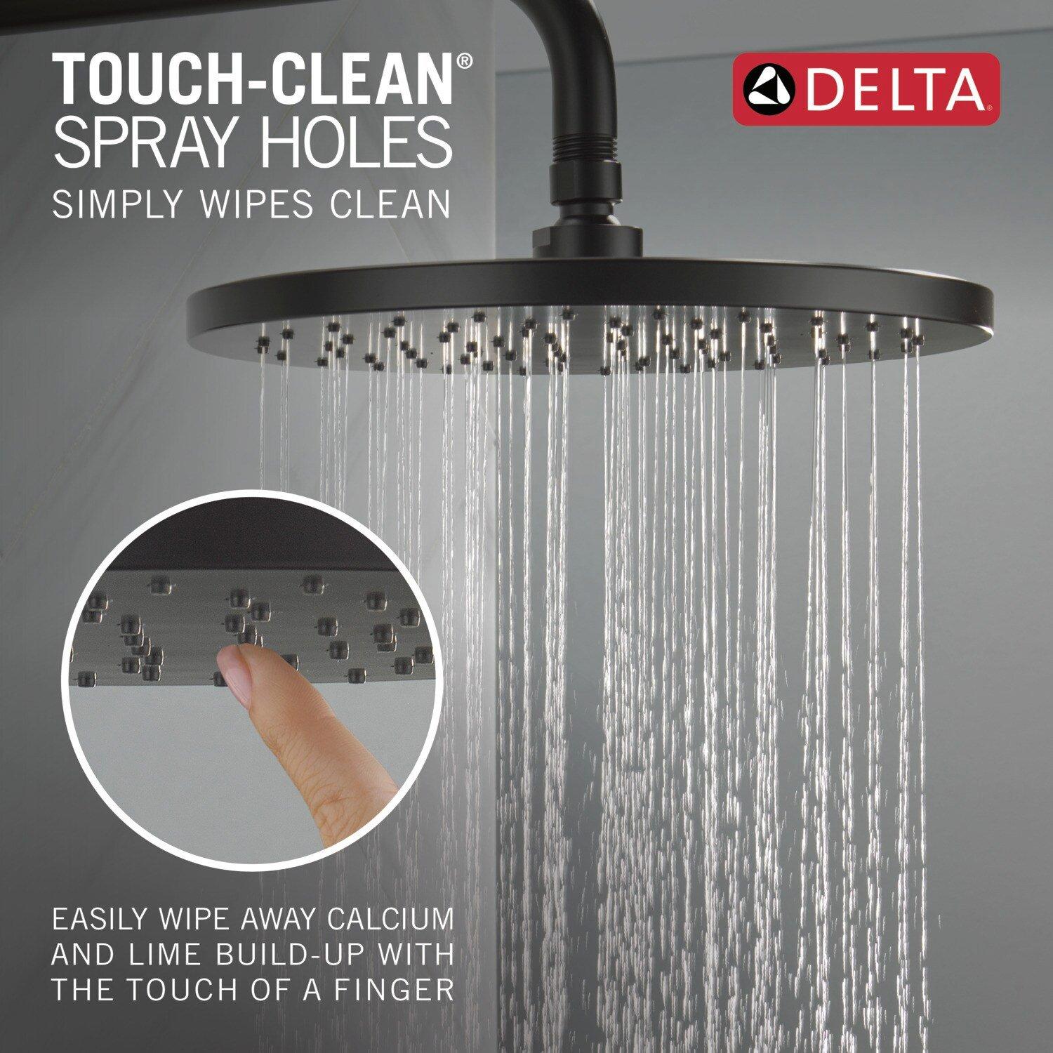 Delta Faucet Matte Black One Handle Single Function Shower Faucet (Trim Only) 