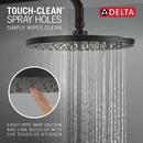 Delta Faucet Matte Black One Handle Single Function Shower Faucet (Trim Only) 