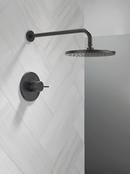 Delta Faucet Matte Black One Handle Single Function Shower Faucet (Trim Only) 