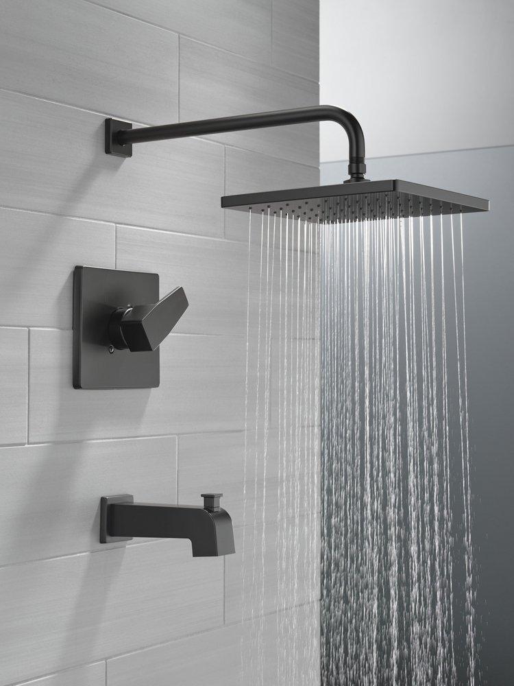 Delta Faucet Matte Black One Handle Single Function Bathtub & Shower Faucet (Trim Only) 